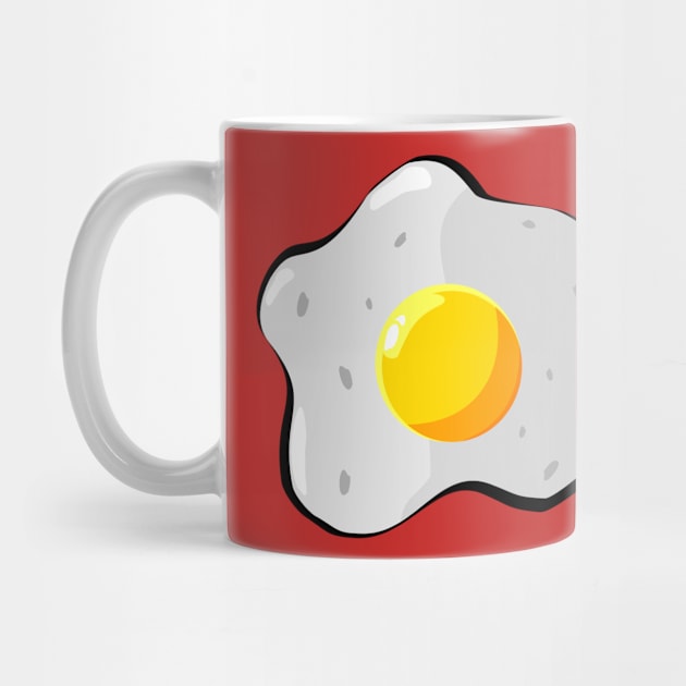 Fried Egg Illustration by dylukdesigncreative